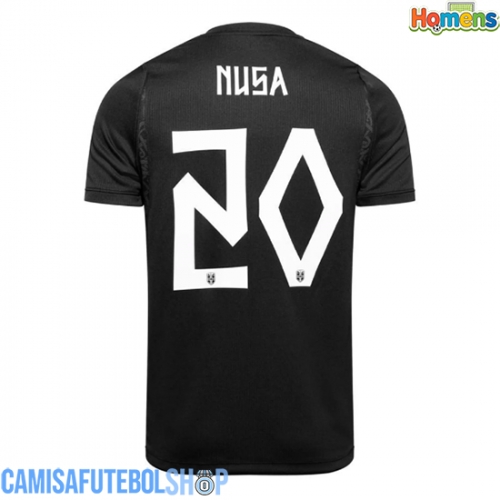 Camisa de time de futebol Noruega Antonio Nusa #20 Replicas 2º Equipamento Mundo 2026 Manga Curta